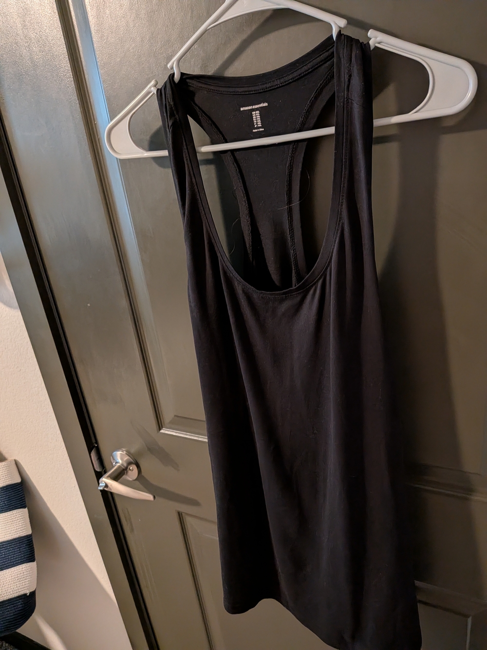Amazon Essentials Black Racerback Tank - Picture 2 of 6